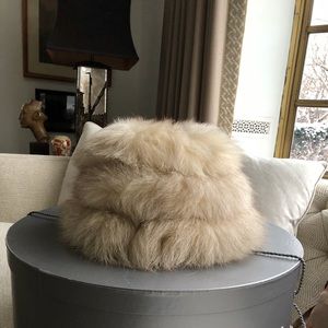 Fox fur hat